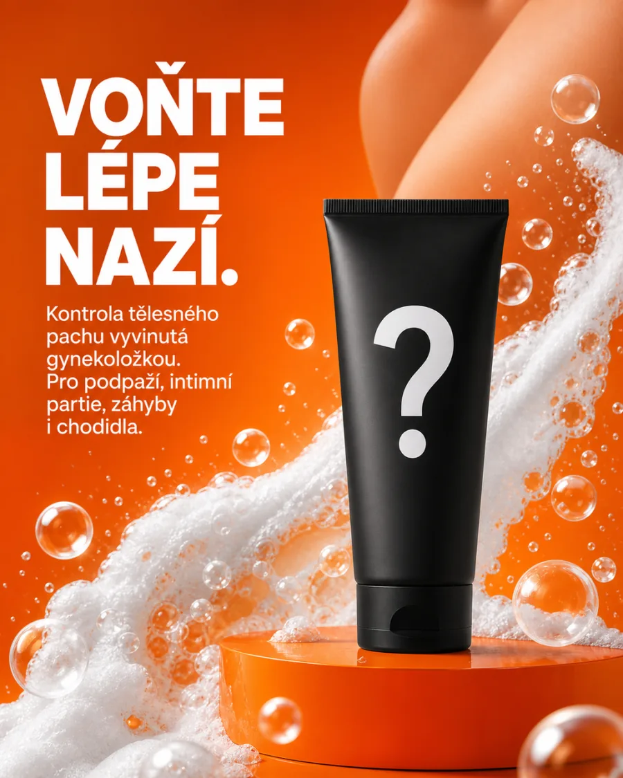 Tělový deodorant, headline Voňte lépe nazí