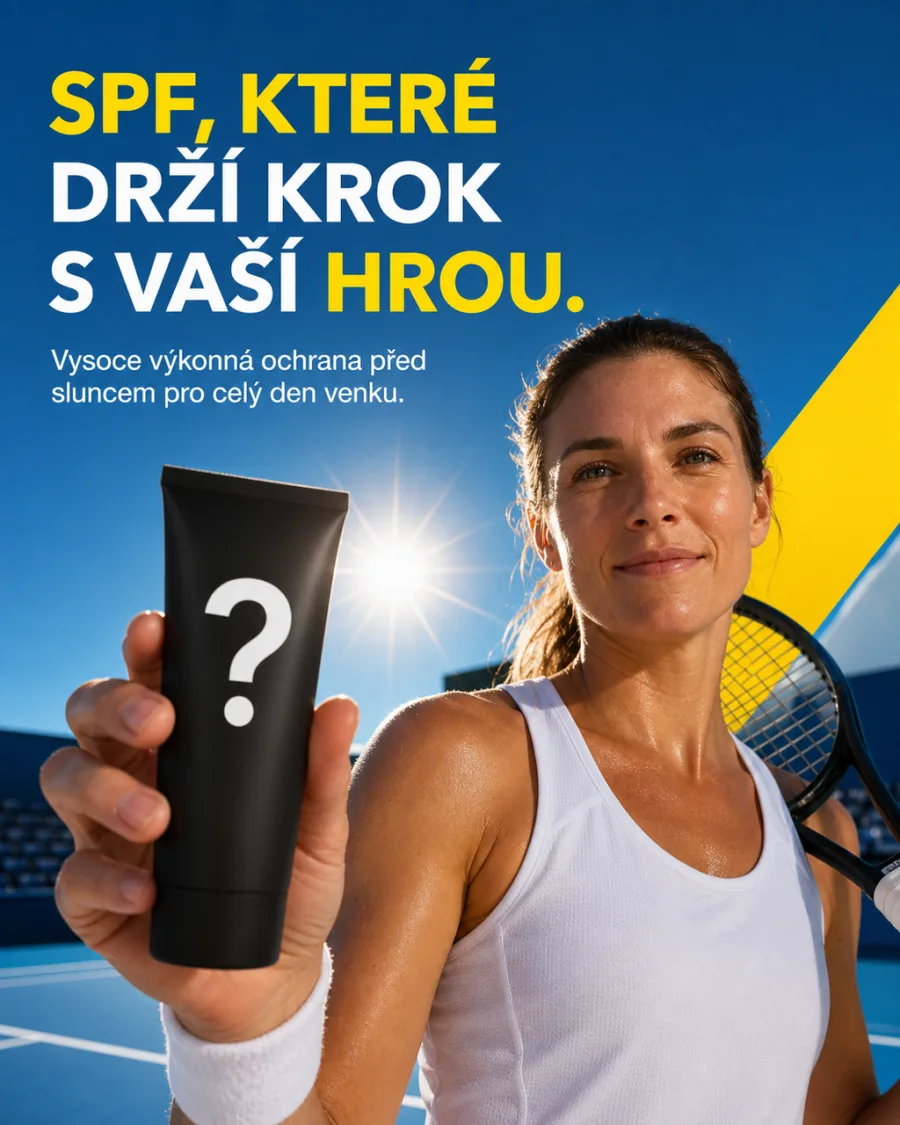 Sportovní SPF, headline SPF, které drží krok s vaší hrou