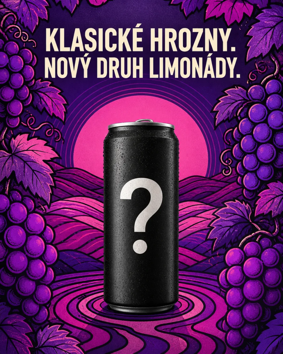 Hroznová limonáda, headline Klasické hrozny, nový druh limonády